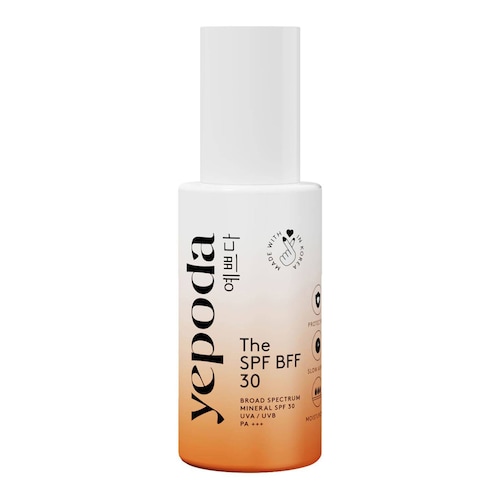 YEPODA - The SPF BFF 30 – lekko napigmentowany przeciwsłoneczny SPF 30 PA+++