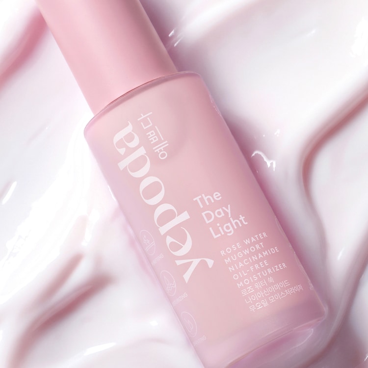The Day Light - Crème hydratante sans huiles à l'eau de rose et niacinamide