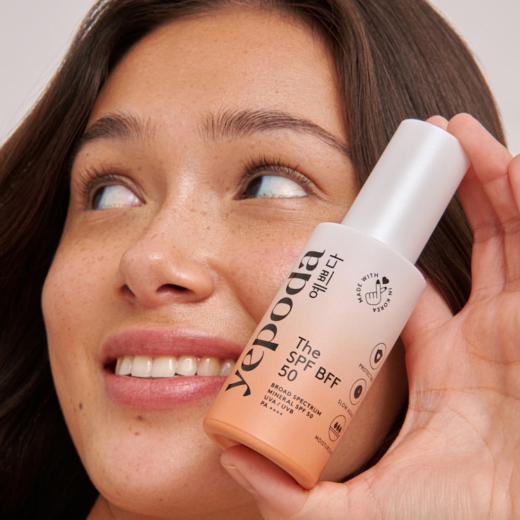 The SPF BFF 50 - Getönter mineralischer Breitspektrum Sonnenschutz LSF 50 PA++++