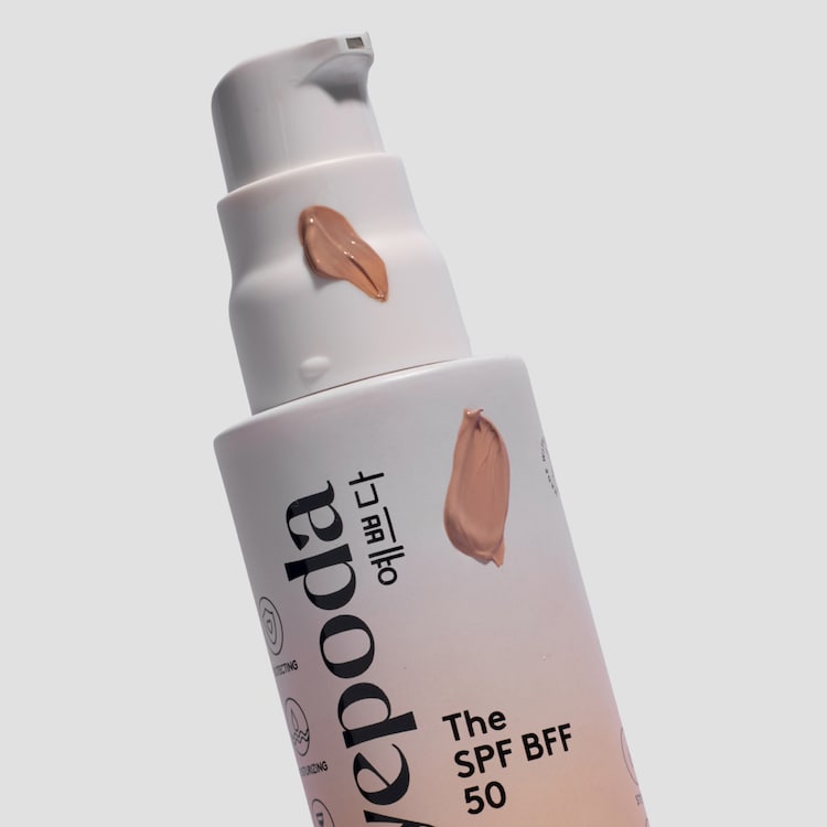 The SPF BFF 50 - Getönter mineralischer Breitspektrum Sonnenschutz LSF 50 PA++++