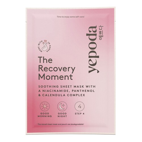 Yepoda - The Recovery Moment – ​​Mascarilla calmante con niacinamida y pantenol