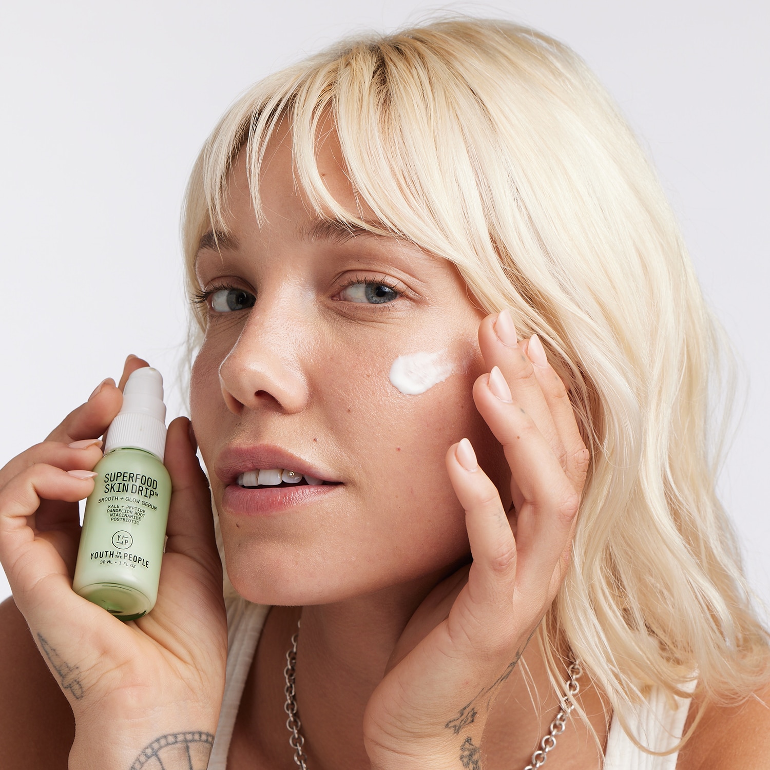 Superfood Skin Drip™ - Smooth + Glow Barrier Serum with Kale + Niacinamide