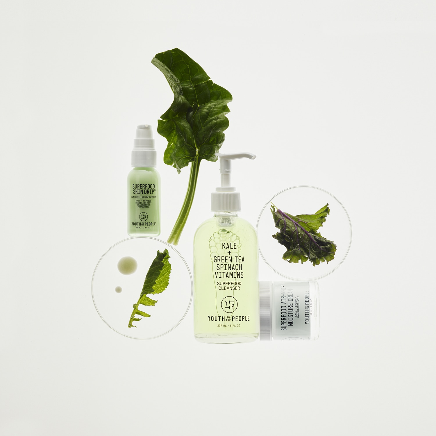Superfood Skin Drip™ - Smooth + Glow Barrier Serum with Kale + Niacinamide