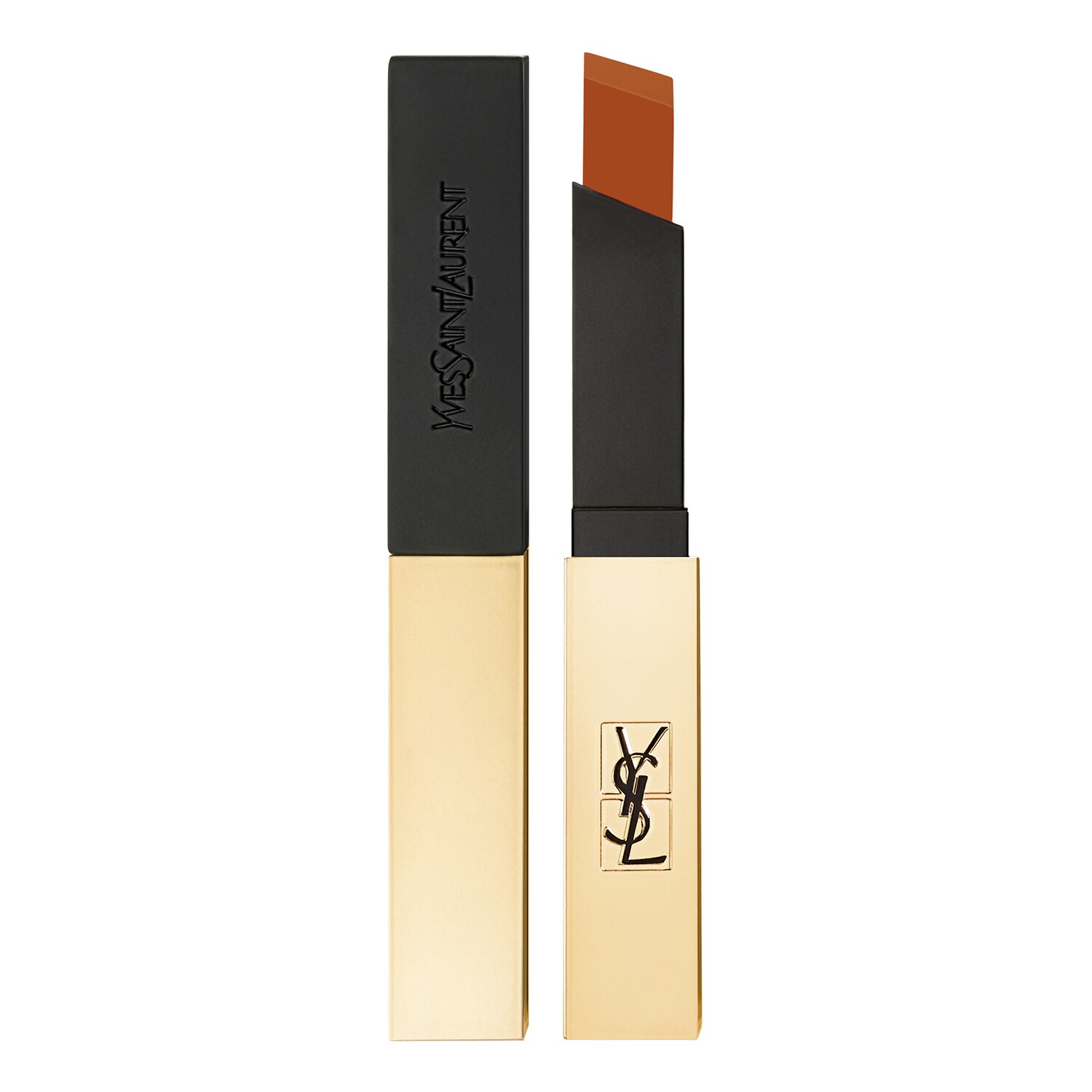 Yves Saint Laurent Rouge Pur Couture The Slim tenká matující rtěnka s koženým efektem odstín 38 2,2 g