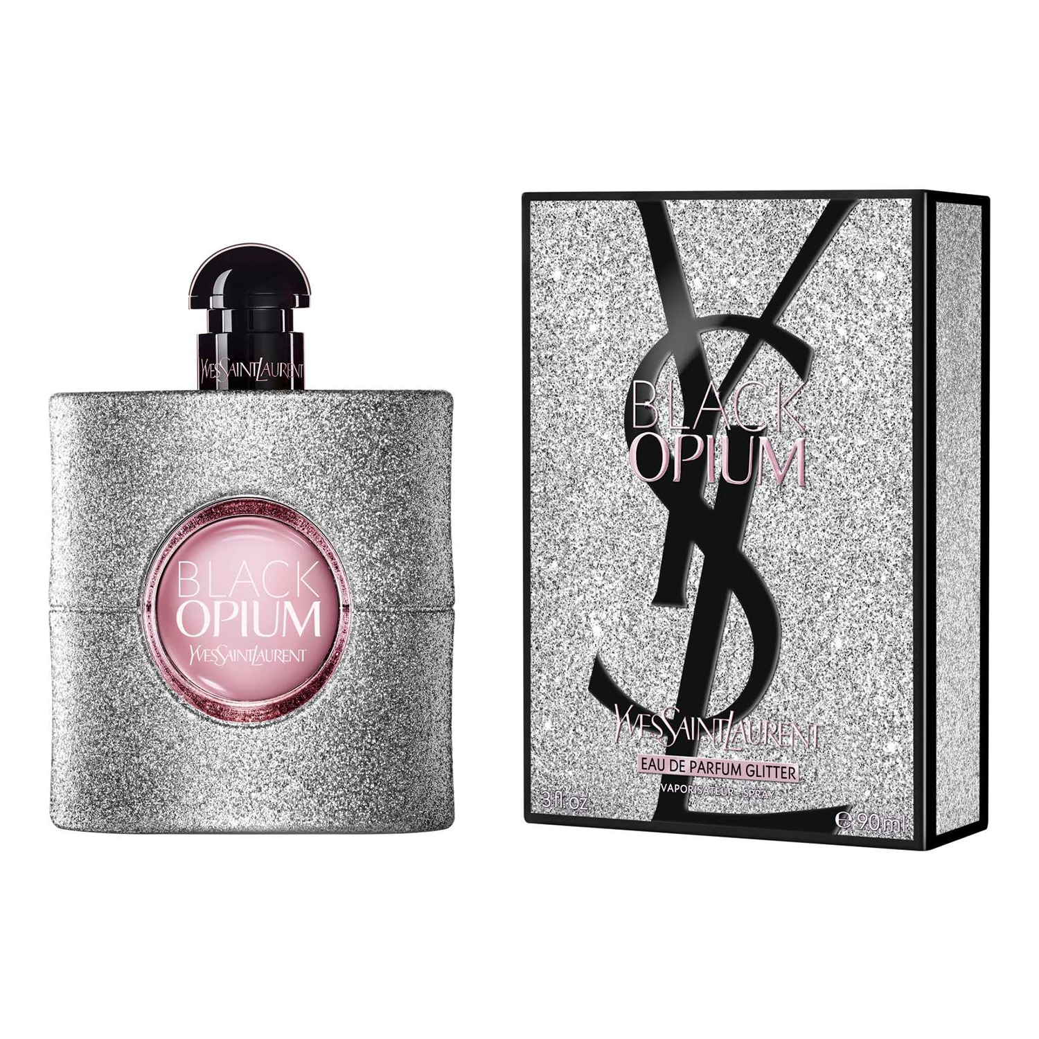 香水(女性用) (49)YSL Black Opium Glitter EDP 90ml Black Opium Glitter - Apa de parfum pentru femei | Yves Saint