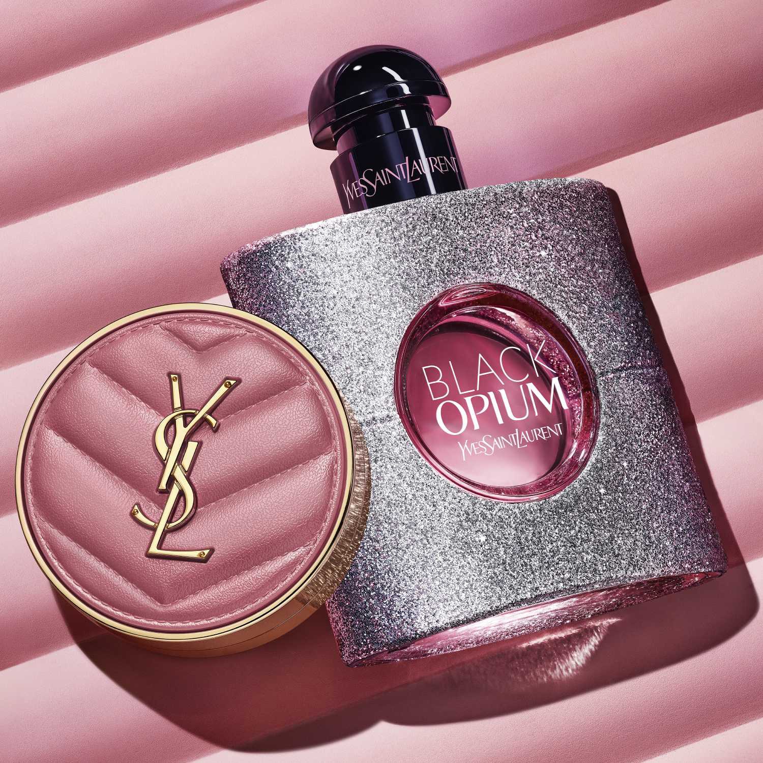 香水(女性用) (49)YSL Black Opium Glitter EDP 90ml Black Opium Glitter - Apa de parfum pentru femei | Yves Saint