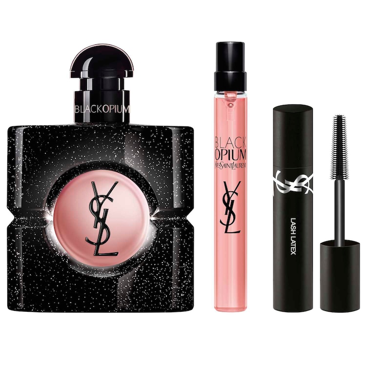 YSL BLACK OPIUM Eau de Parfum – presentset för kvinnor,  kaffe- och blomdoft