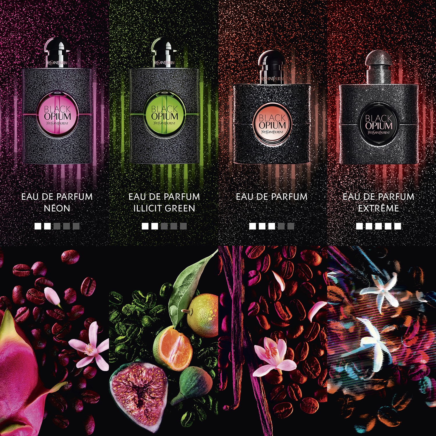 Black Opium - Eau de Parfum Extreme | YVES SAINT LAURENT ≡ SEPHORA