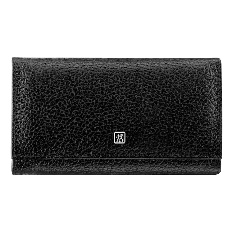 Maniküre Pediküre Set 7tlg. mit Nagelknipser, Leder, schwarz